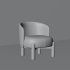 Curved Back Lounge Chair - Thumbnail 6