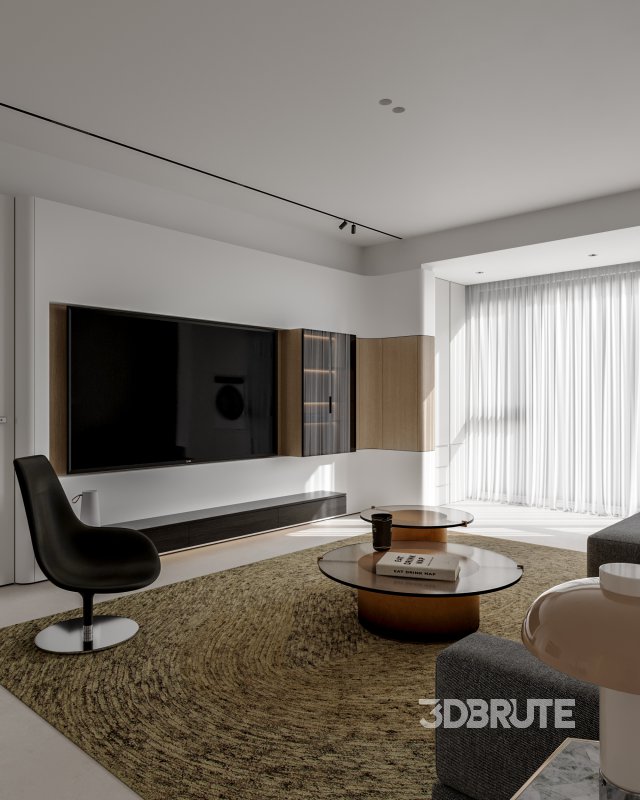 Modern living and dining room Image 5