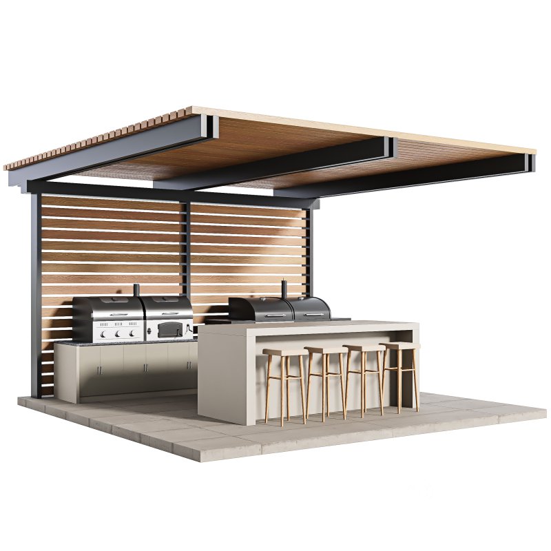 Modern Outdoor Kitchen 27 Image 3