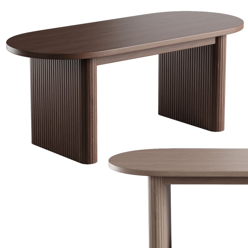 Extendable Natural Dining Table Lisette Image 1