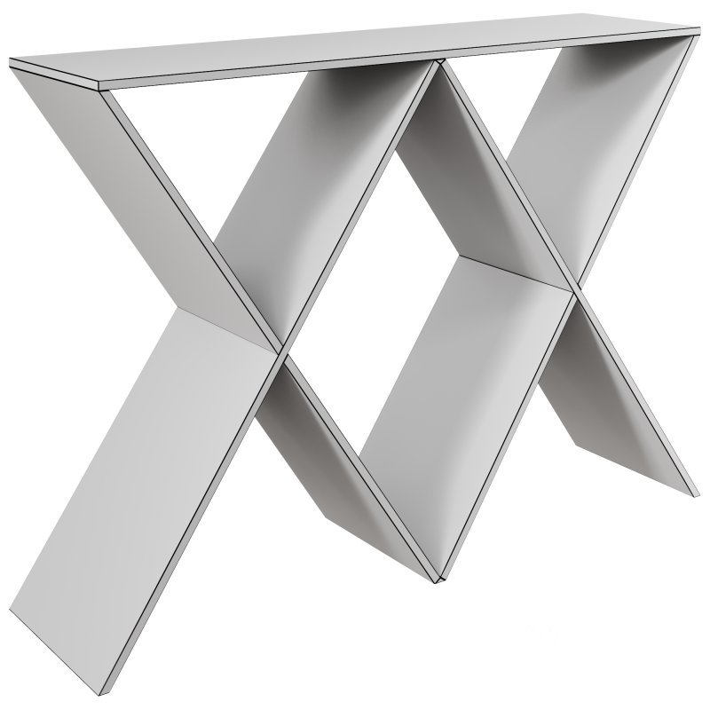 Modern Pink Colored Lucite Console Table by Chairish Image 1