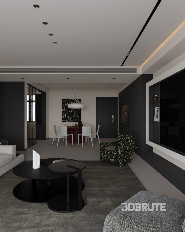 Modern living and dining room Image 4