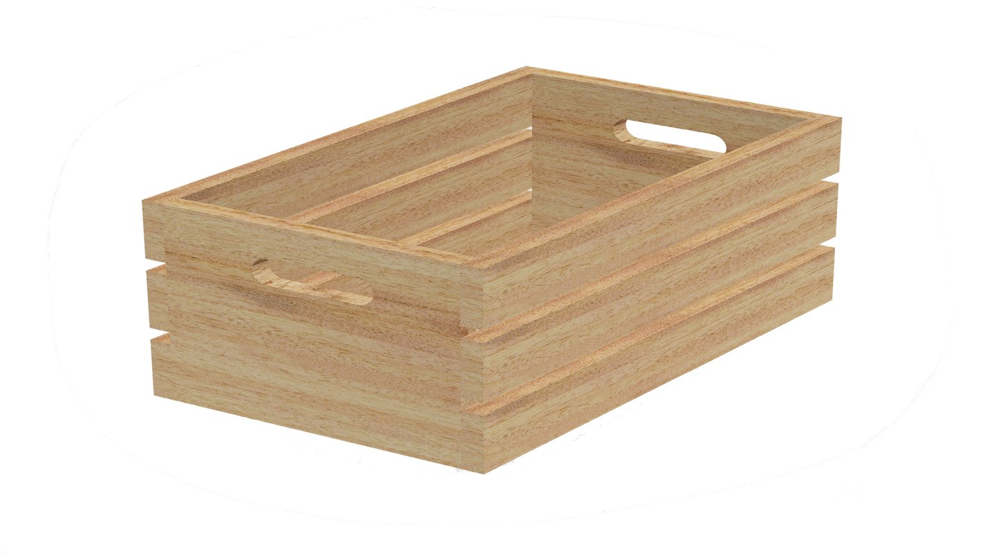 Carrying Crate Small Wooden Image 6