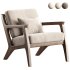 Mila Chair Mid century Modern Lounge Chair - Thumbnail 1