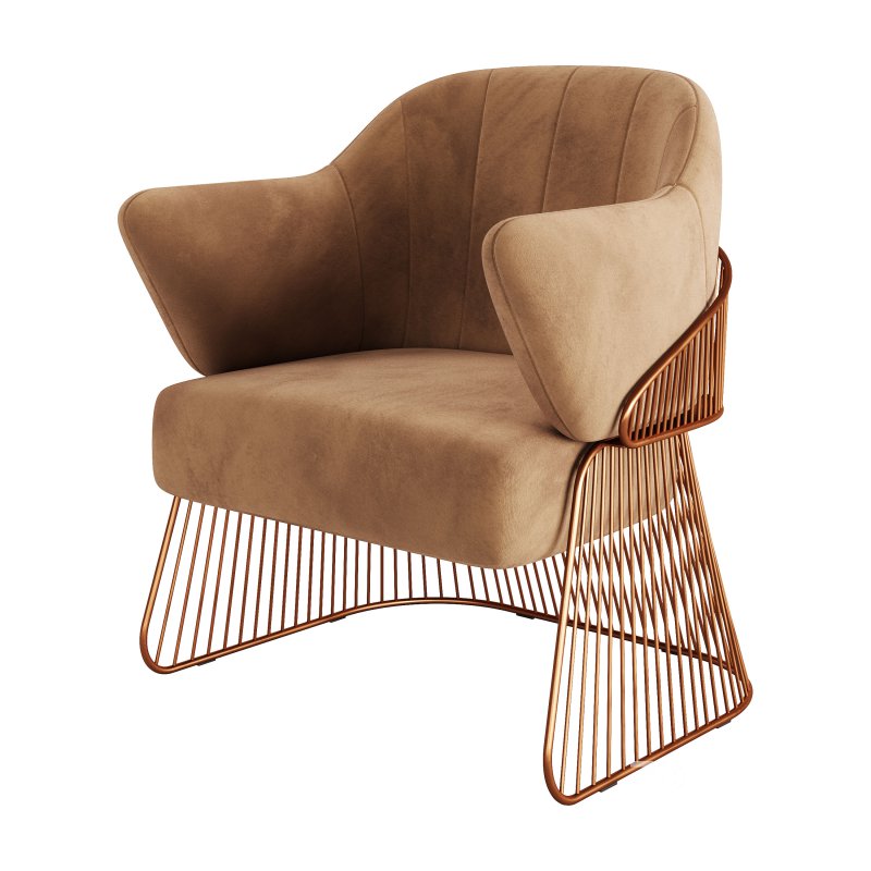 Jackie Armchair 01 by Rossato Image 4