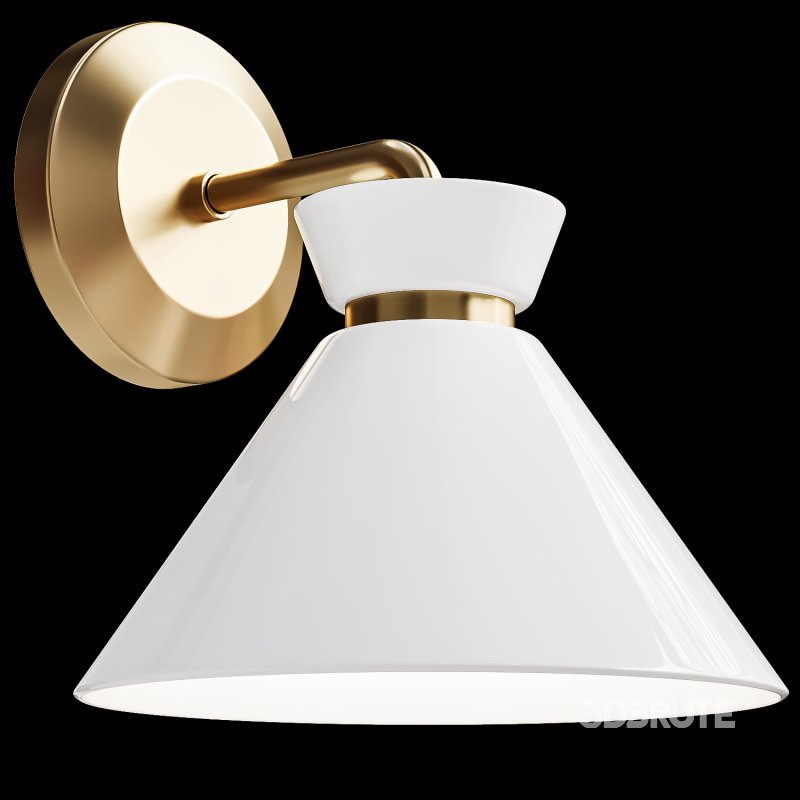 Halston 8 in Wall Vanity Light Image 3