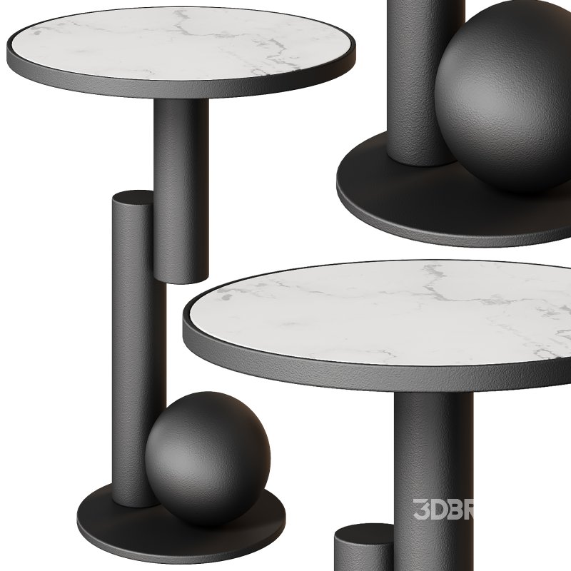 Simple Round Side Table by Unique Home Decor Image 2