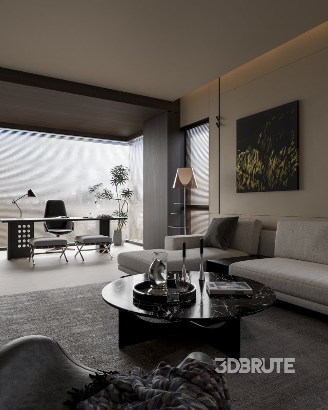 Modern living and dining room Image 4