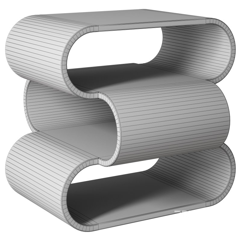 Nada Side Table – Black Metal Image 4