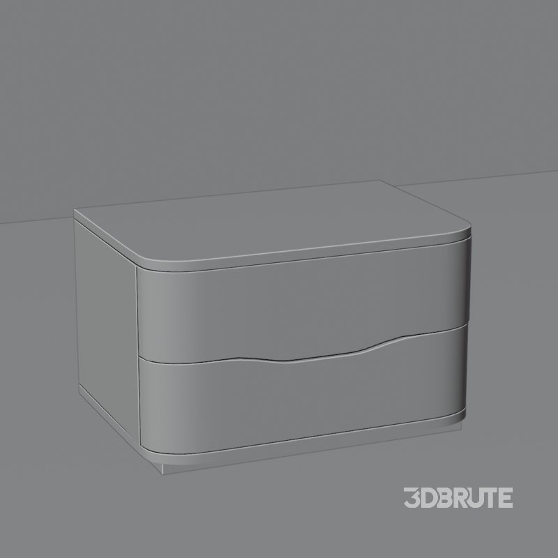 Scandinavian Style Nightstand Image 5