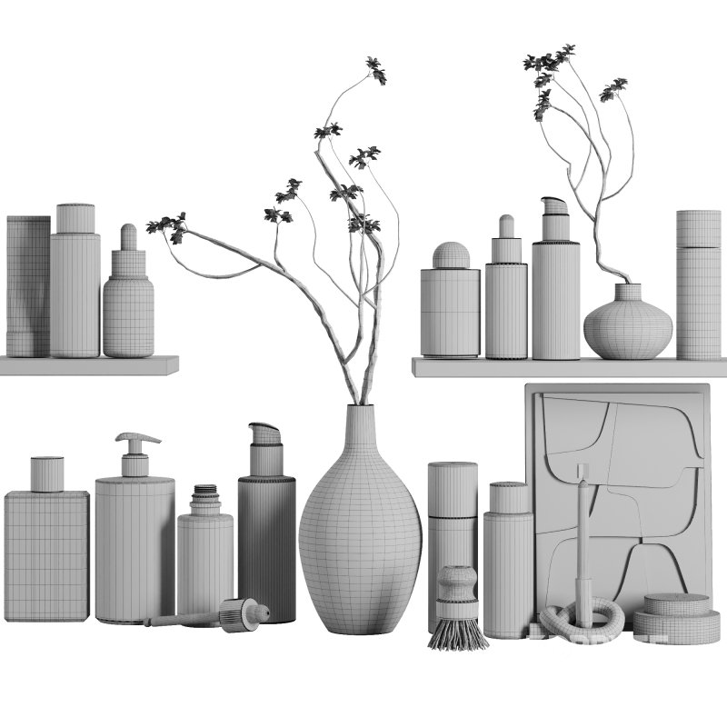 Bathroom accessories SetV48 Image 3