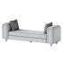 Repose Oversized Ivory Bench - Thumbnail 4