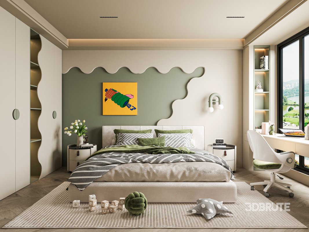 Modern bedroom Image 1