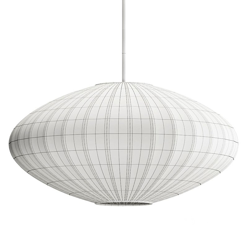 Tatami Fabric Shade LED Pendant Image 4