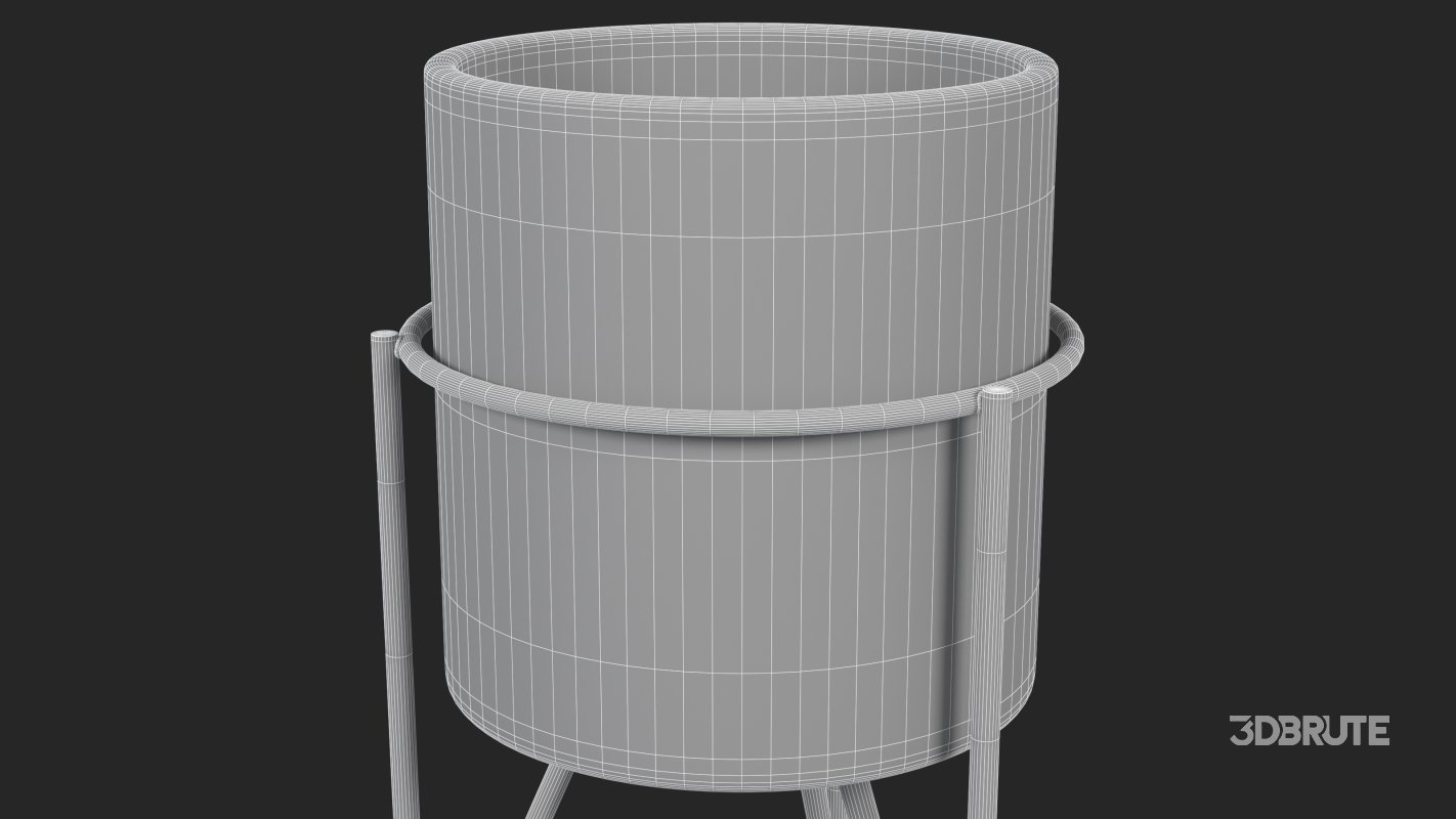 Turquoise Ceramic Pot Image 14