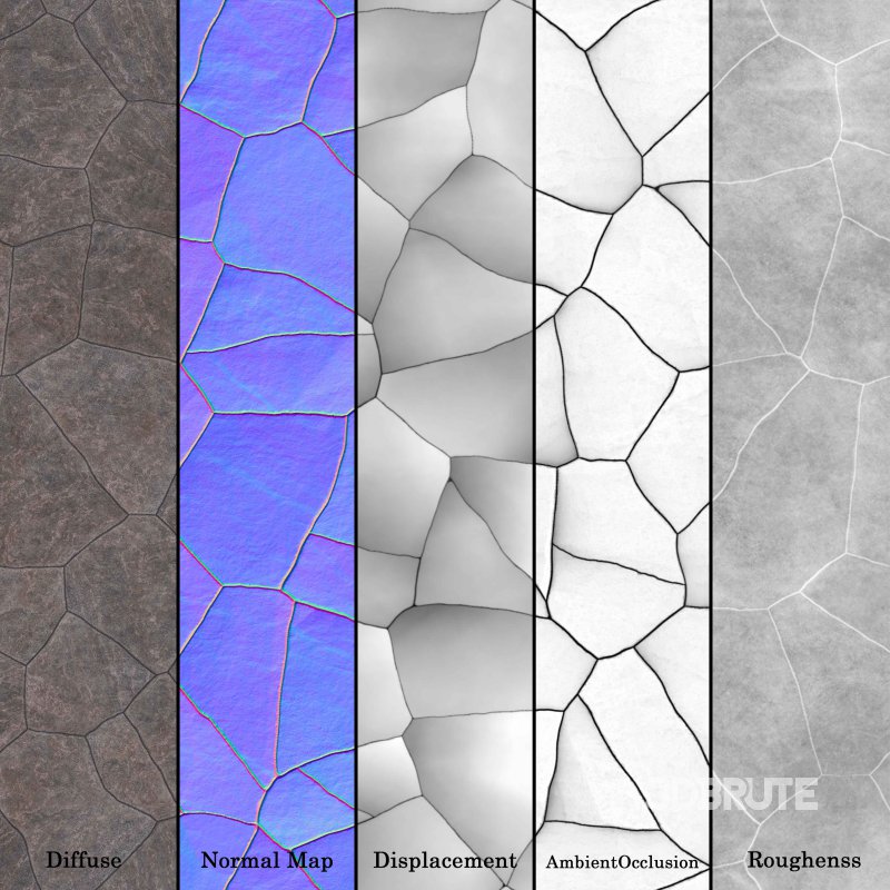 Stone Wall 21 (Seamless) Image 5