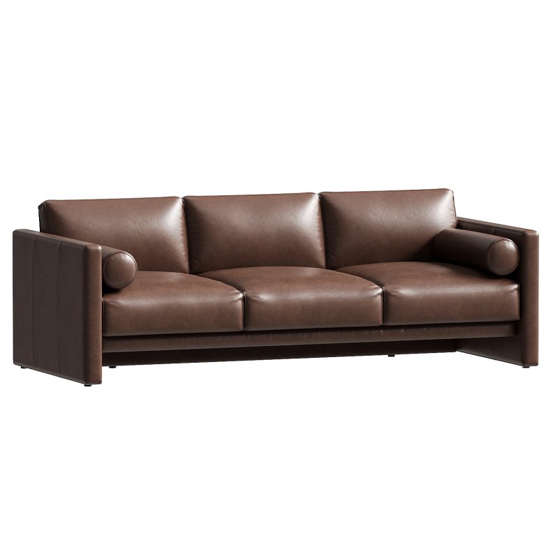 Aviator Leather Sofa 88 Image 2