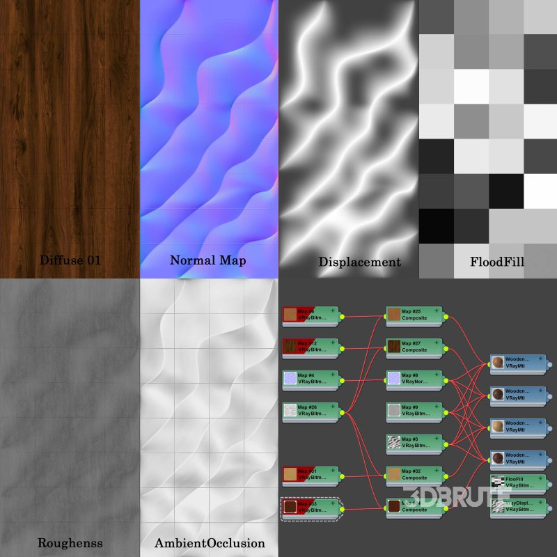 Wooden Wall Decoration 01 Image 4