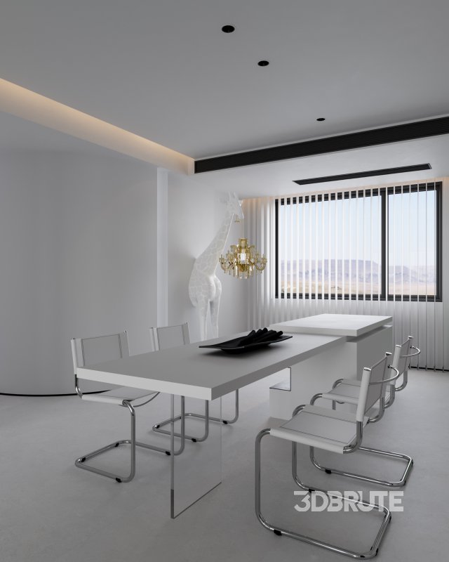 Modern living and dining room Image 3