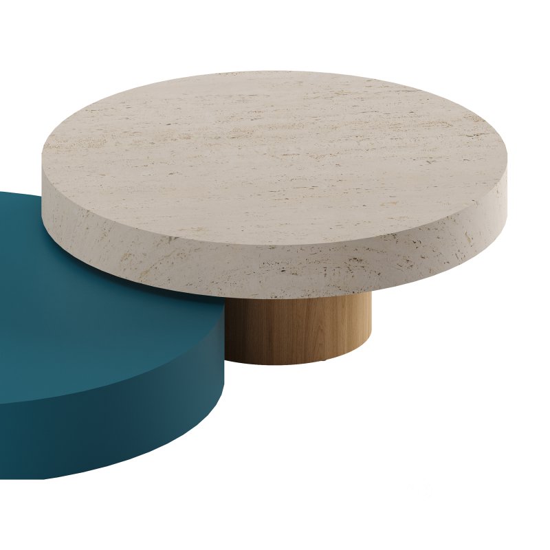 DOLMEN Round Coffee Table by Lema Image 2