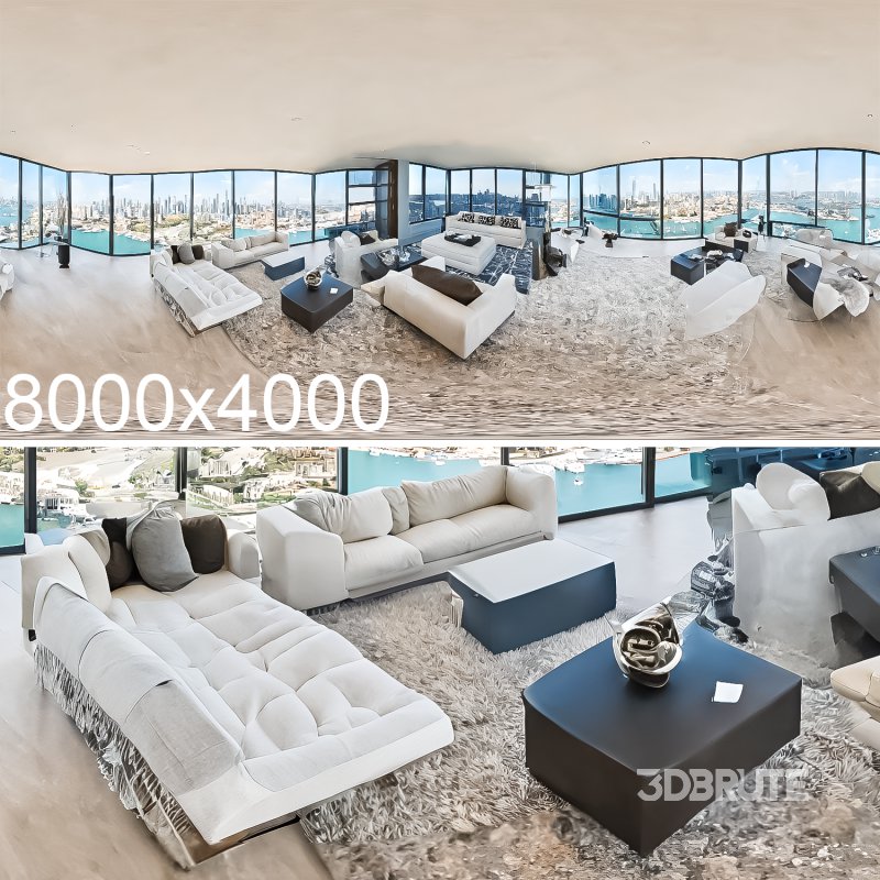 Living Room HDRI Image 1