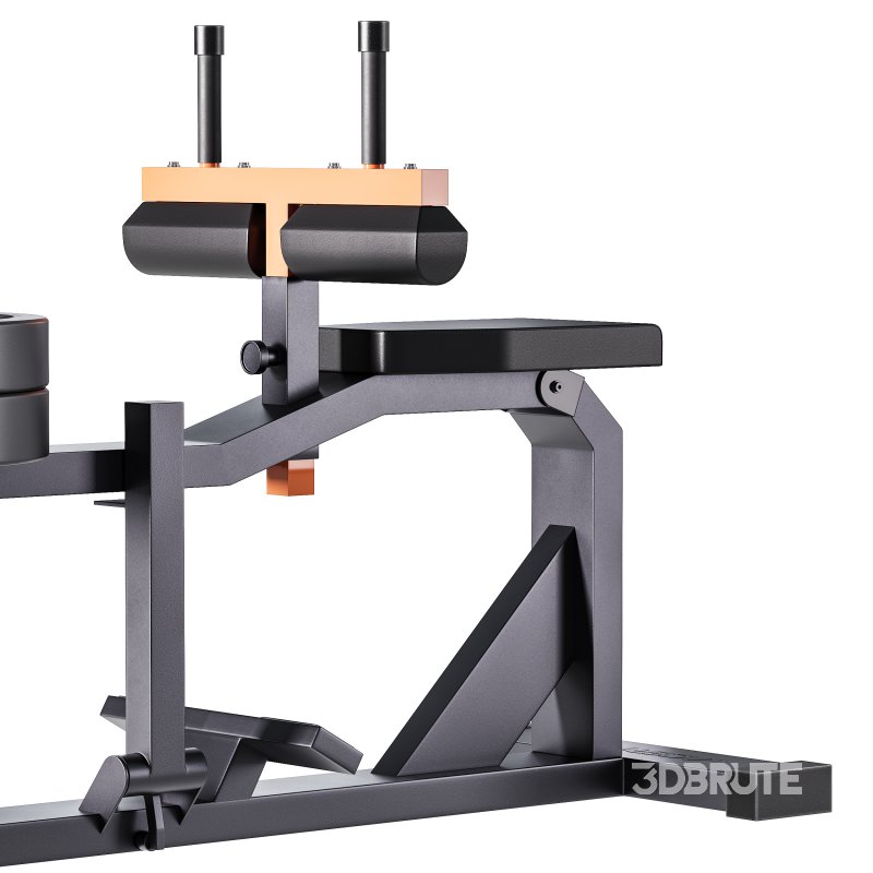 Seated Calf Machine Plate Loaded Image 5