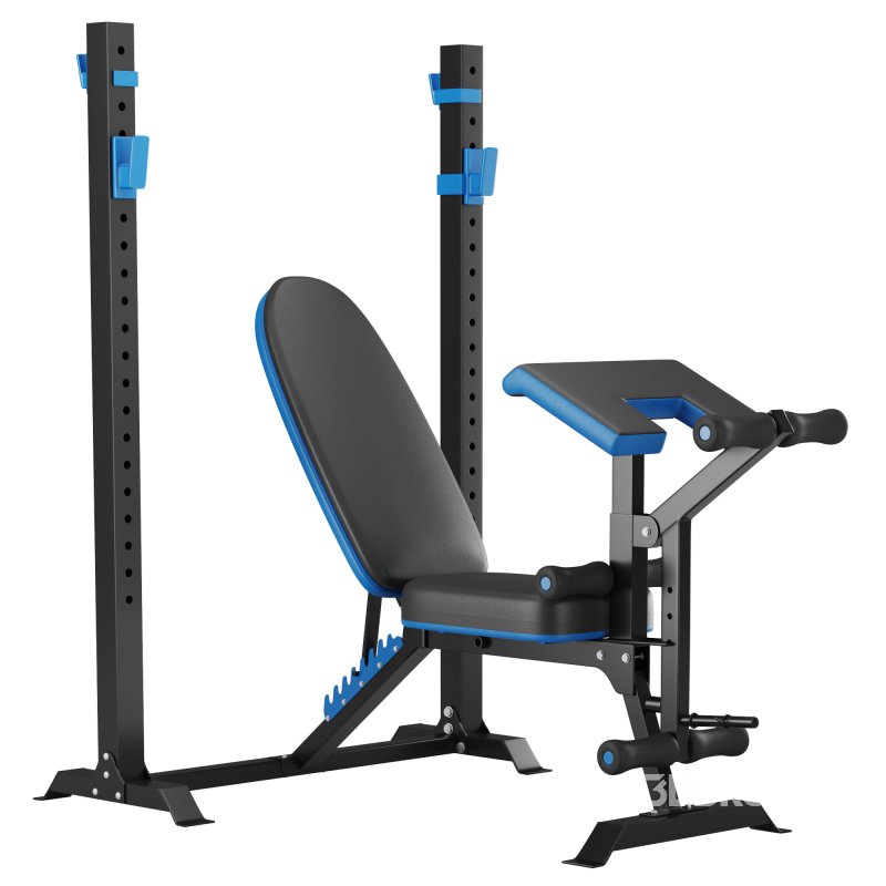 Multi-function strength trainer sit up bench Image 4
