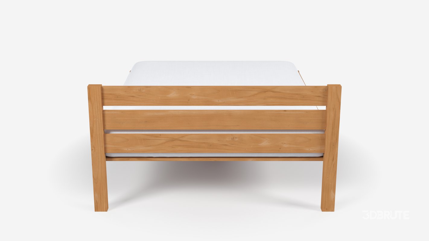 Classic Wooden Bed Image 5