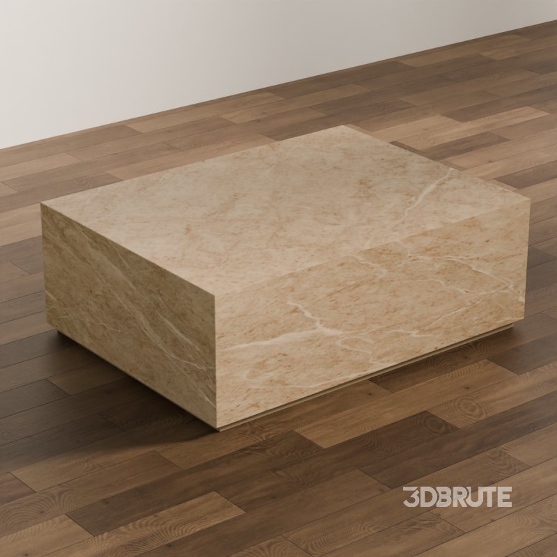 Minimalist Marble Coffee Table Image 4