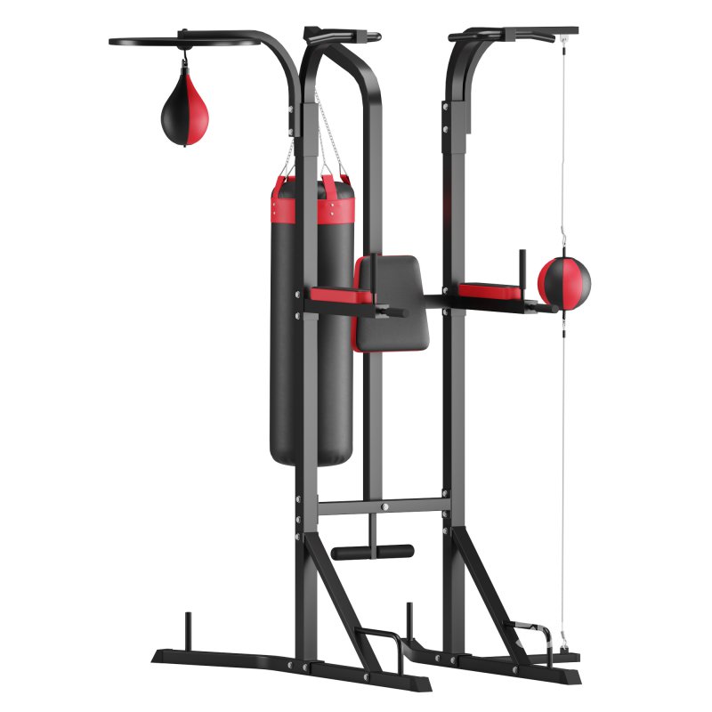 Power Boxing Station Stand Gym Speed Ball Punching Bag Image 3