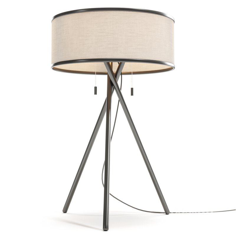 Bushwick 25 inch 60.00 watt Black Table Lamp Portable Light Image 3