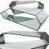 Tonelli Dekon 2 Glass Coffee Table by Karim Rashid - Thumbnail 3