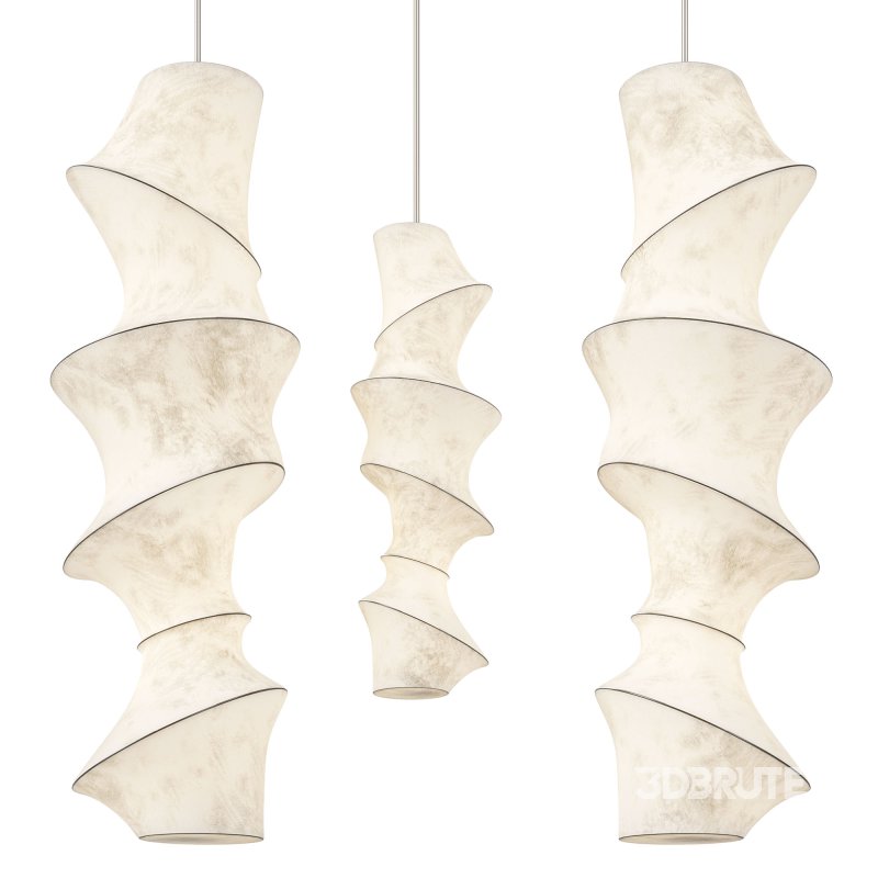 Wabi Sabi Silk Pendant Lamp Image 3