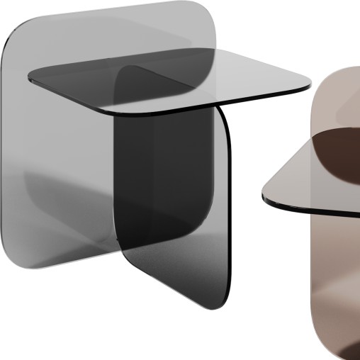 Tempered Glass Coffee Table by FOSUHOUSE