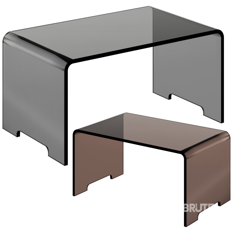 Acrylic Transparent Coffee Table by Modern Style Image 4