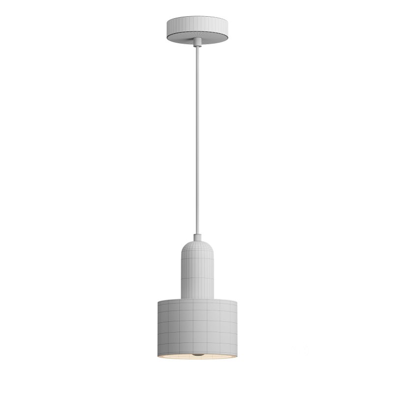 Wabi Sabi pendant lamp in travertine and wood Image 4