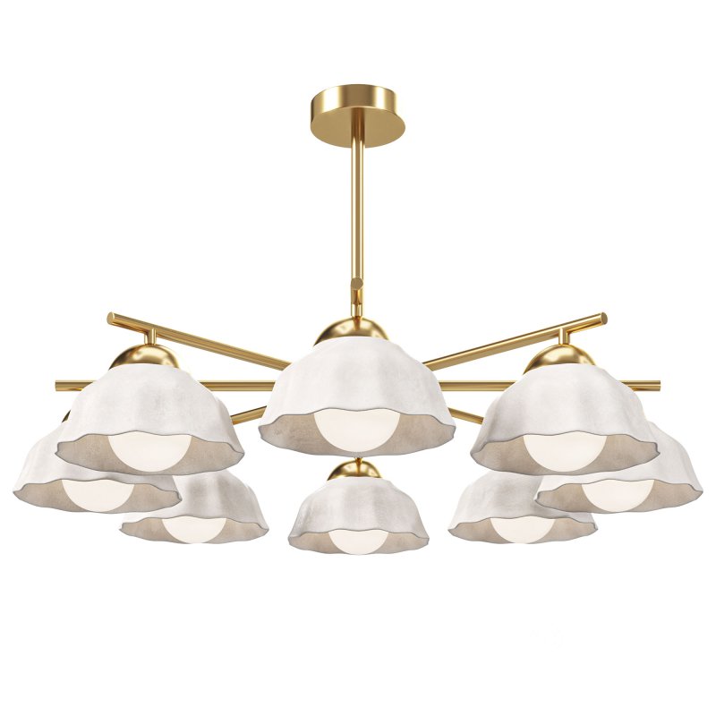 Flower Shade Chandelier Image 2