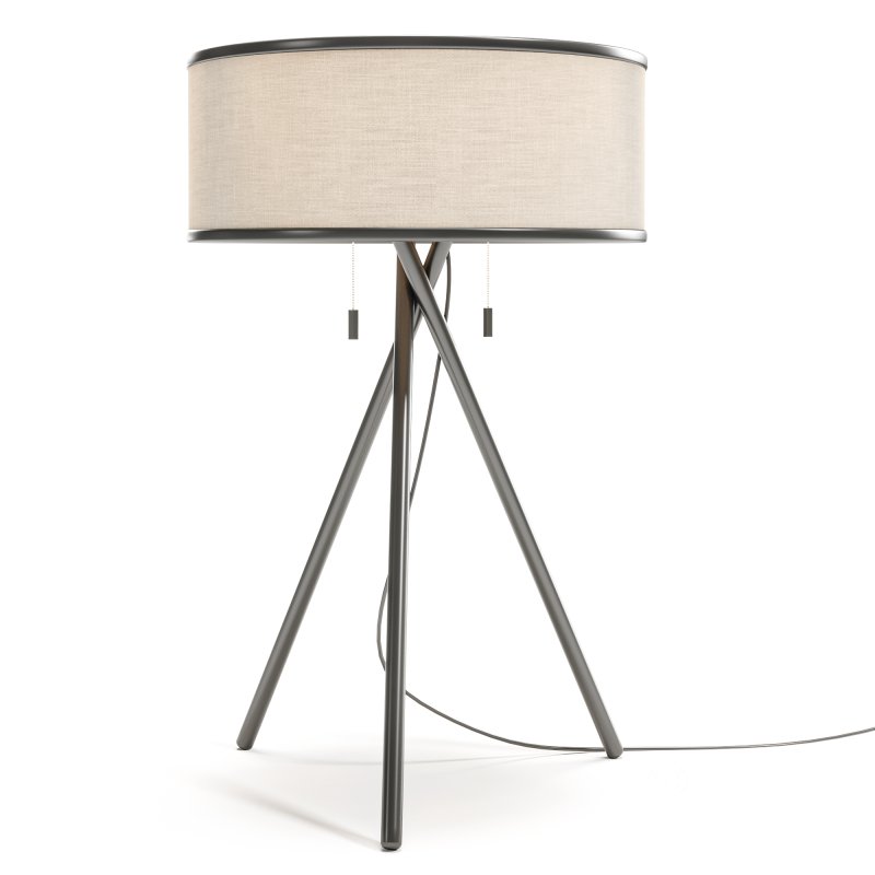 Bushwick 25 inch 60.00 watt Black Table Lamp Portable Light Image 1