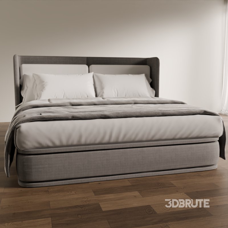 Modern Upholstered Bed Image 4