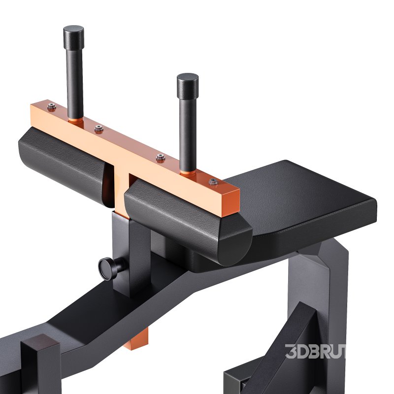 Seated Calf Machine Plate Loaded Image 6