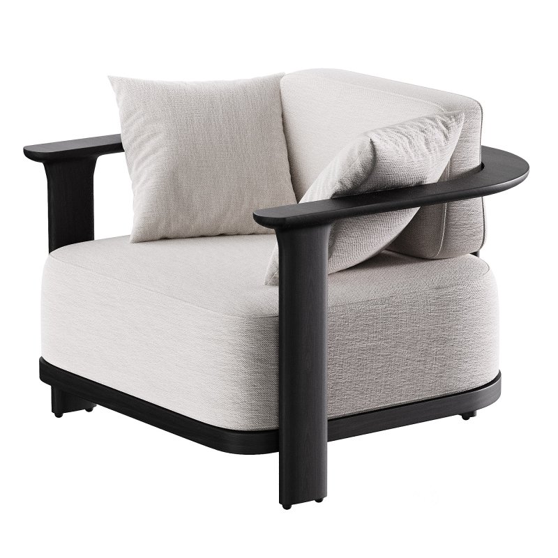 Dune Aluminum Lounge Chair Image 4