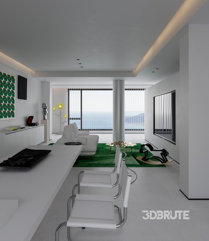 Modern living and dining room Image 5