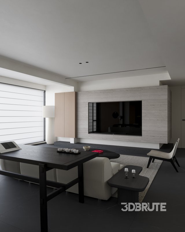 Modern living and dining room Image 6