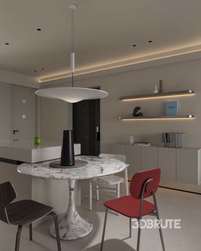 Modern living and dining room Image 6