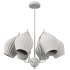 Ceramic Ribbed Chandelier - Thumbnail 5