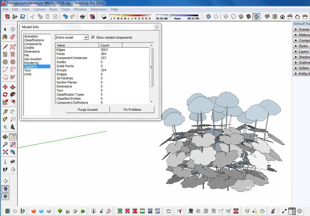 Pelargonium-Geranium-White Image 1