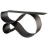 Whorl Console in Black Matte Powder Coated Aluminum by Neal Aronowitz Design - Thumbnail 3