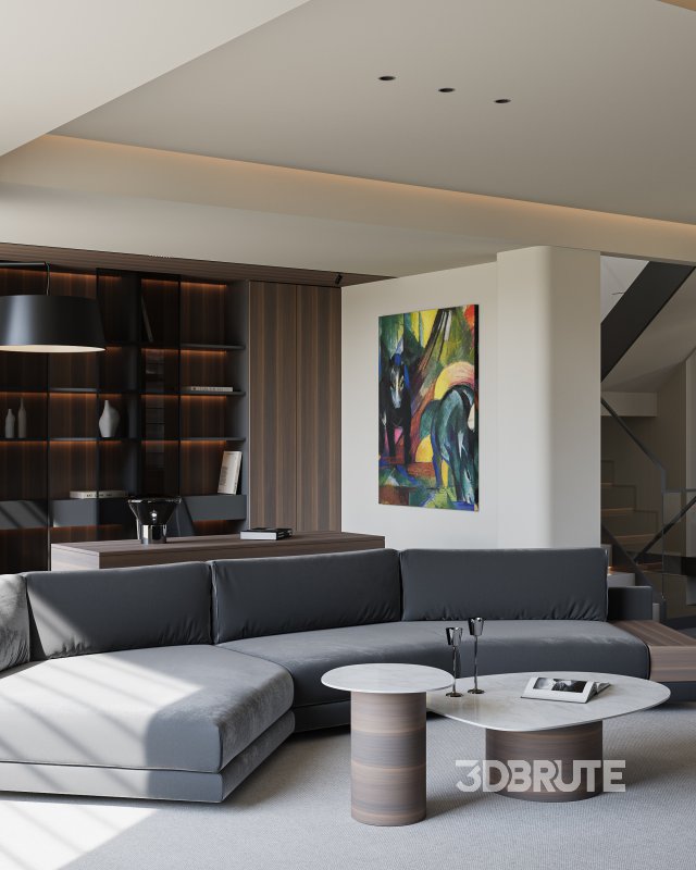 Modern living and dining room Image 6