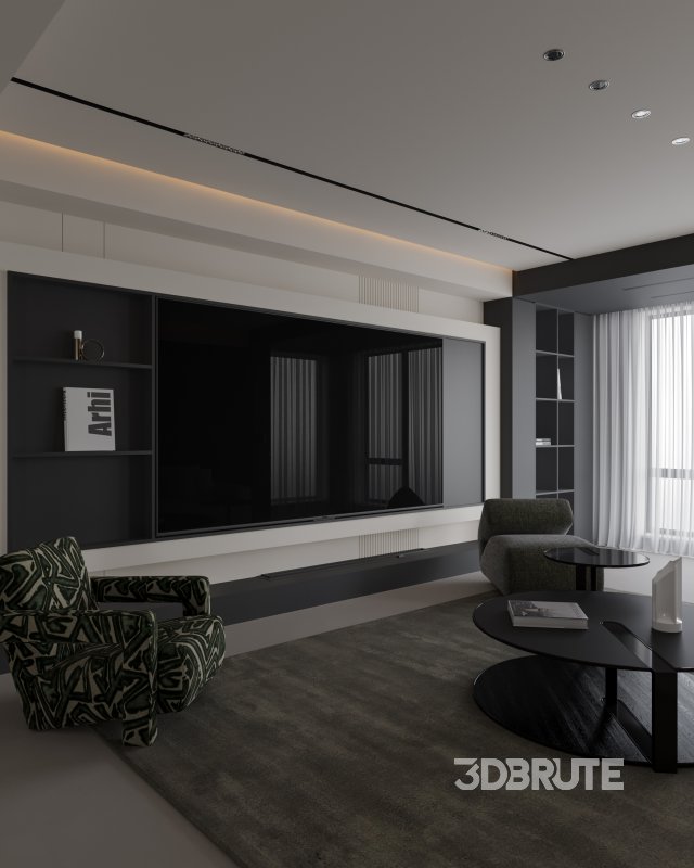 Modern living and dining room Image 5