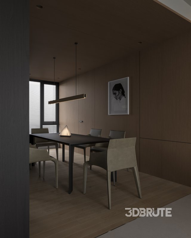 Modern living and dining room Image 3